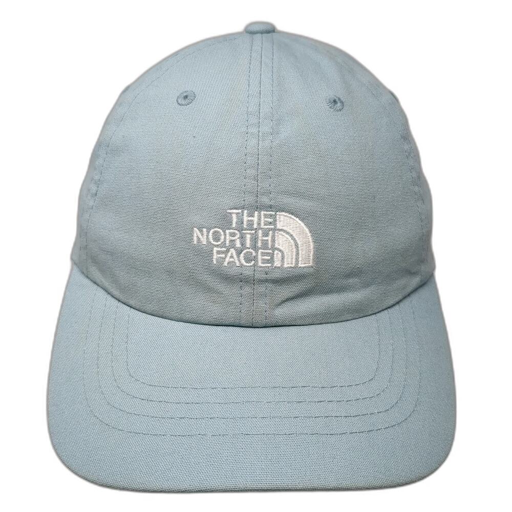 The North Face Baseball Cap Blue One Size Embroidered Logo Slideback Cotton Hat